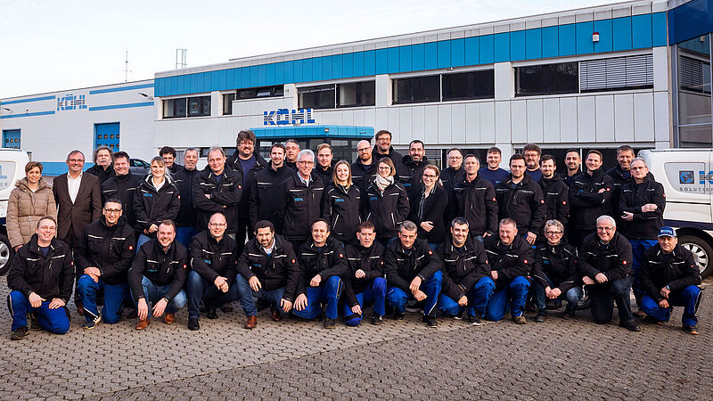 Das Team der KÖHL GmbH in Trier - neu bei der Handwerksgruppe Philip Mecklenburg