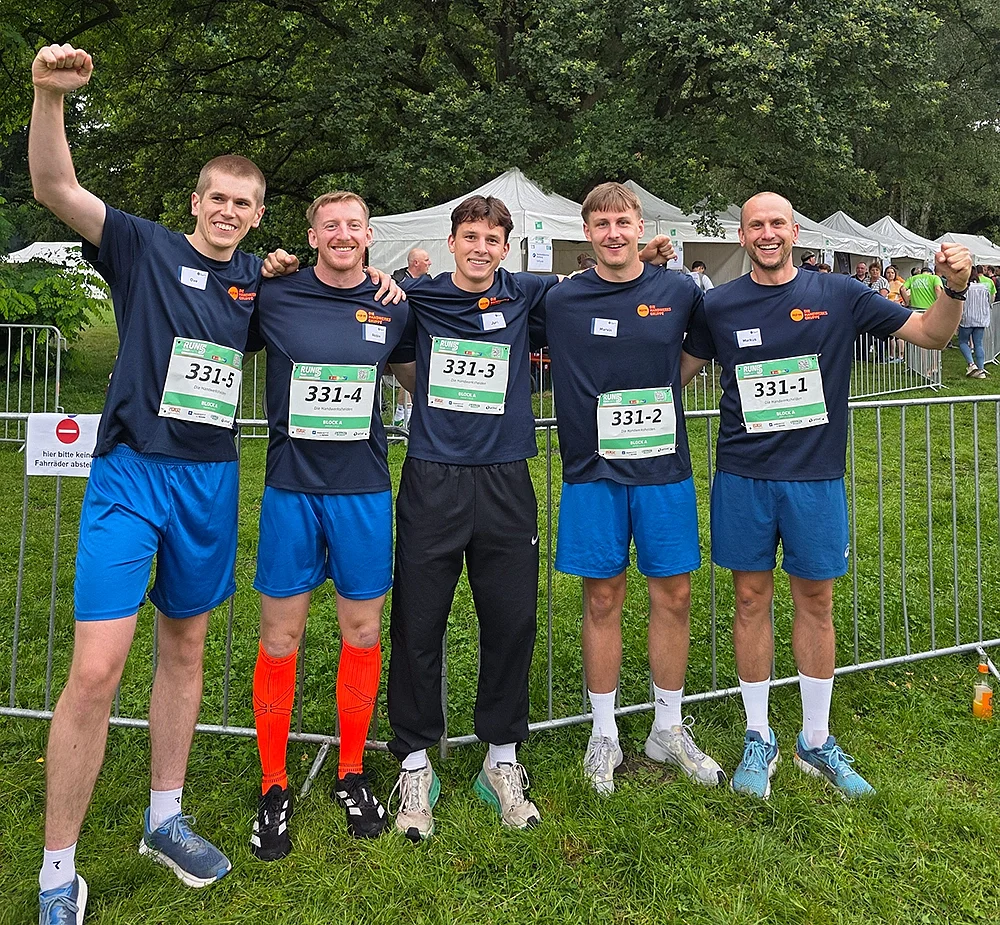 Teambild vom schnellsten HPM-Team 