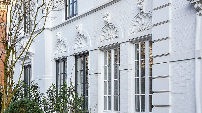 Fassadengestaltung und Innenanstrich in Hamburg Winterhude, Fassadenansicht