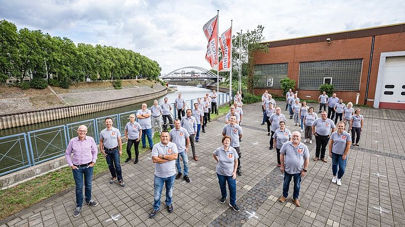 Teambild der Union Technik aus Duisburg